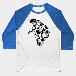 Skater Boy Baseball T-Shirt